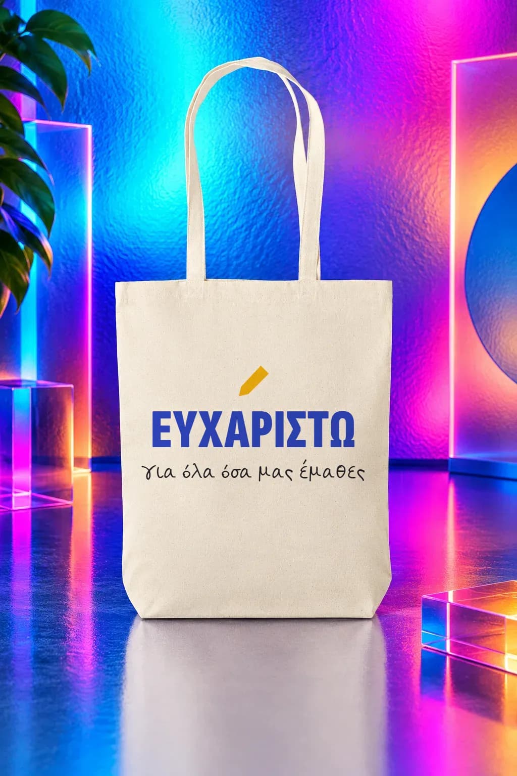 Tote bag «Ευχαριστώ για όλα»
