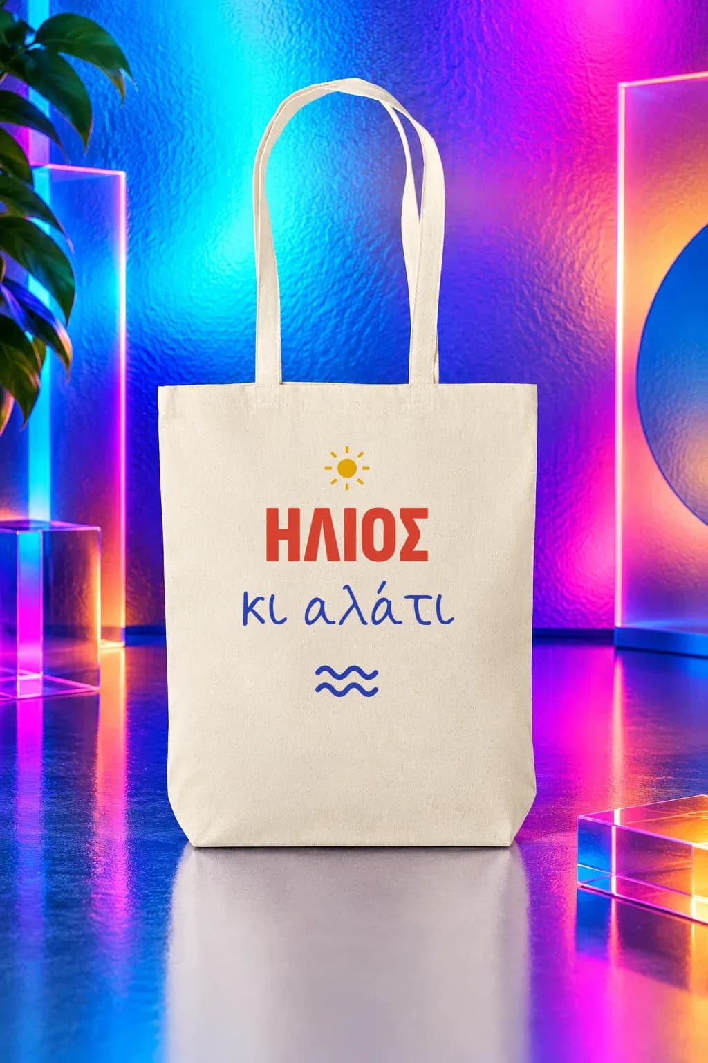 Tote bag «Ήλιος κι αλάτι»