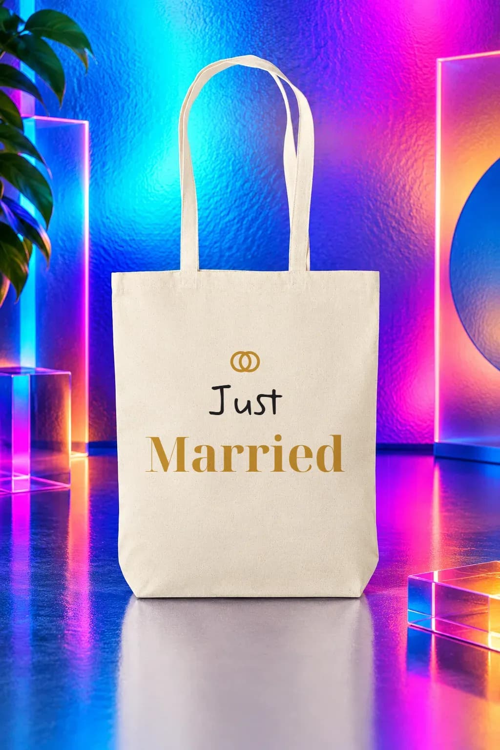 Tote bag «Just married»